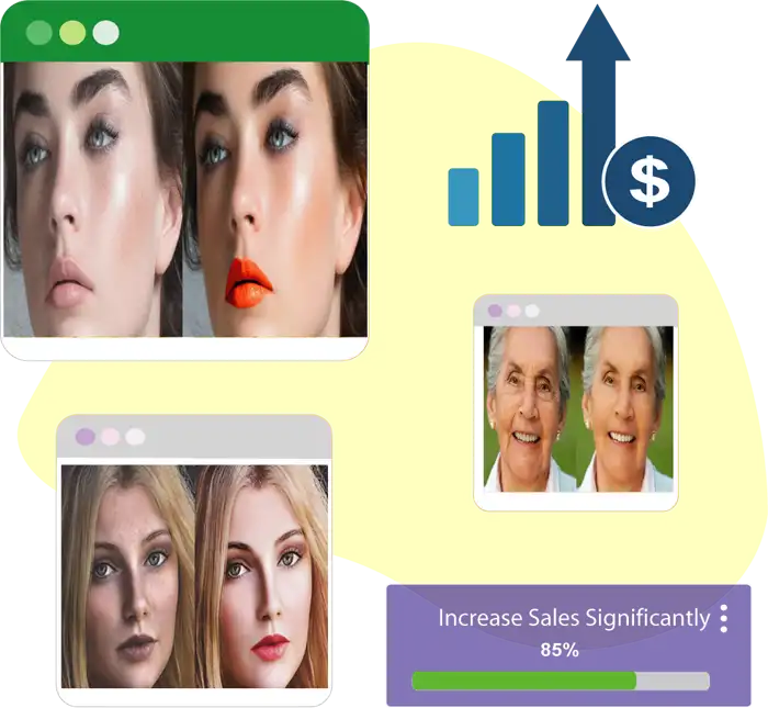 ClippAsia There are Sample photo in this banner comparing other company headshot restoration Service banner 
