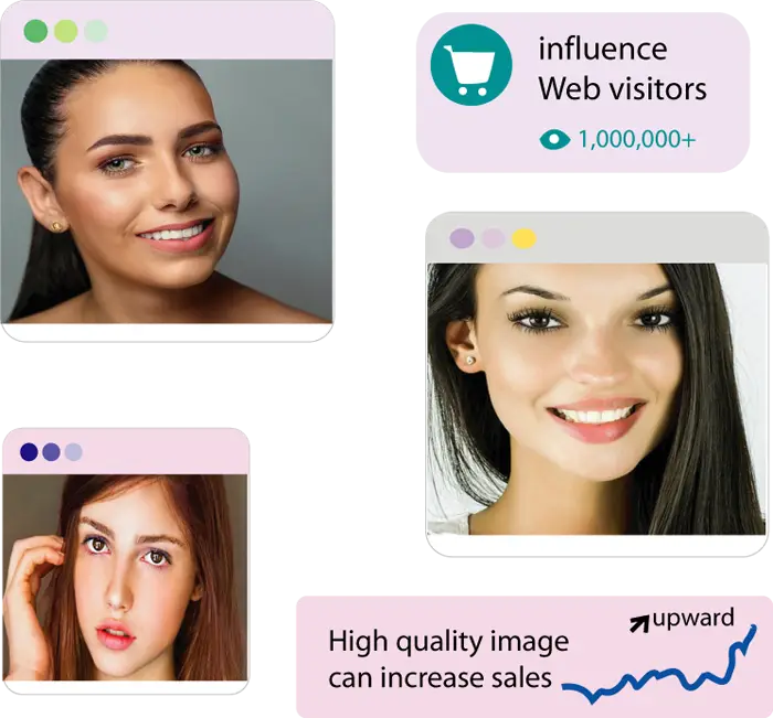 ClippAsia There are Some Sample digital headshot retouching Professional Service Provider banner 