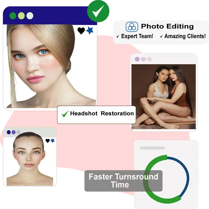 ClippAsia There are Some Sample digital headshot retouching Professional Service Provider banner 