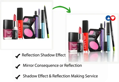 ClippAsia There are Sample photo in this service Reflection Shadow Effect banner